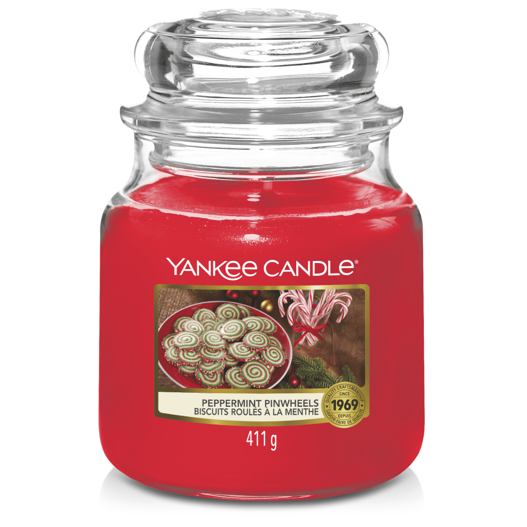 Yankee Candle Peppermint Pinwheels – Medium Jar Kynttilä